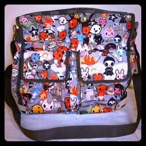 Lesportsac Tokidoki Messenger Bag Authentic